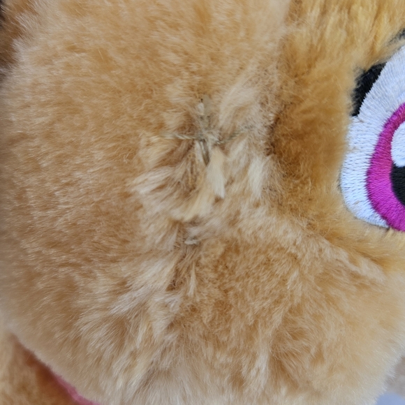 Build A Bear Paw Patrol Skye Dog Plush 10" Collar Pink Pup BAB REPAIRED - Picture 5 of 10